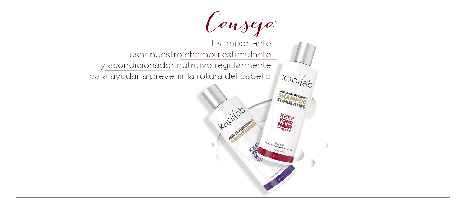 Consejo champú y acondicionador Kapilab